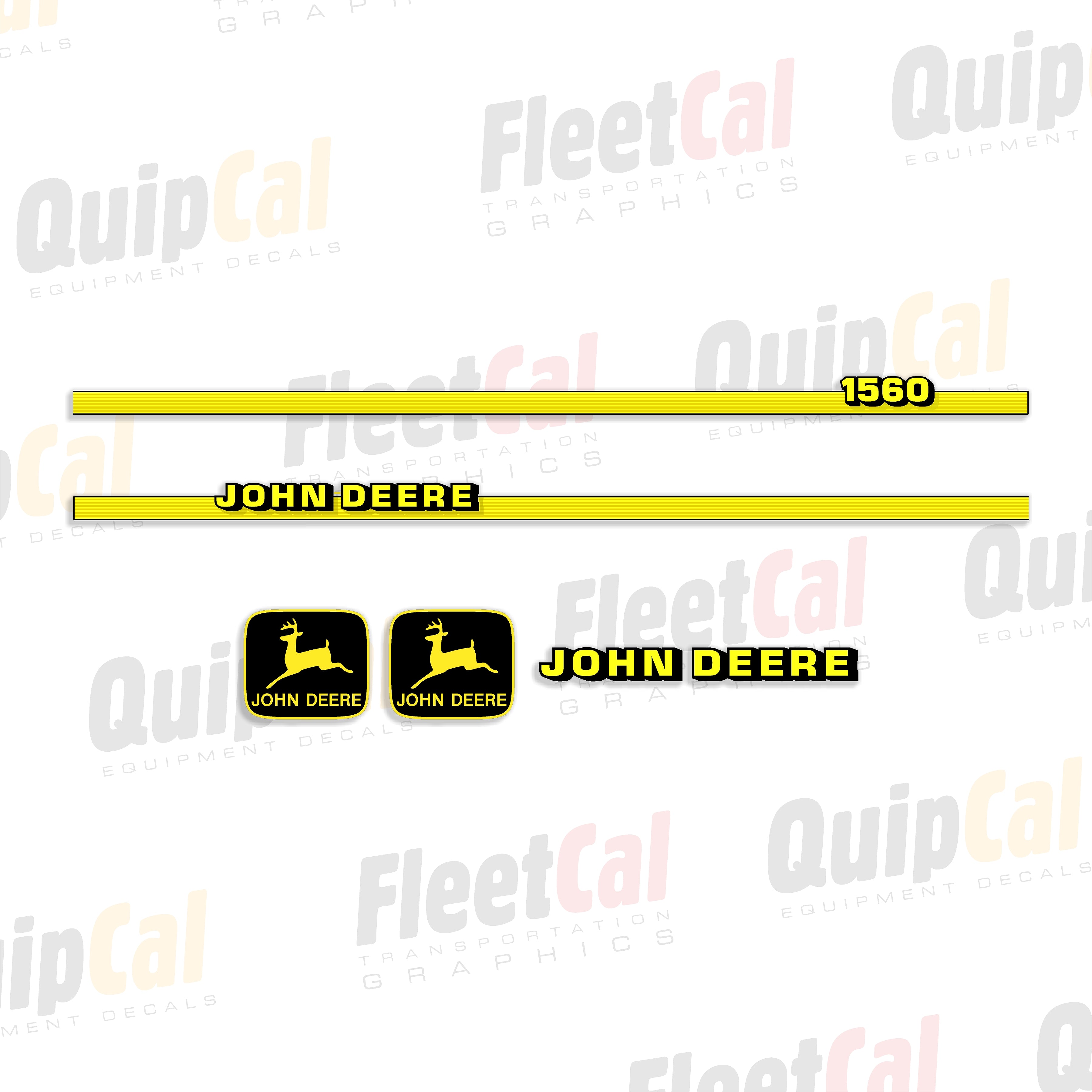 John Deere Seed Drill Decals