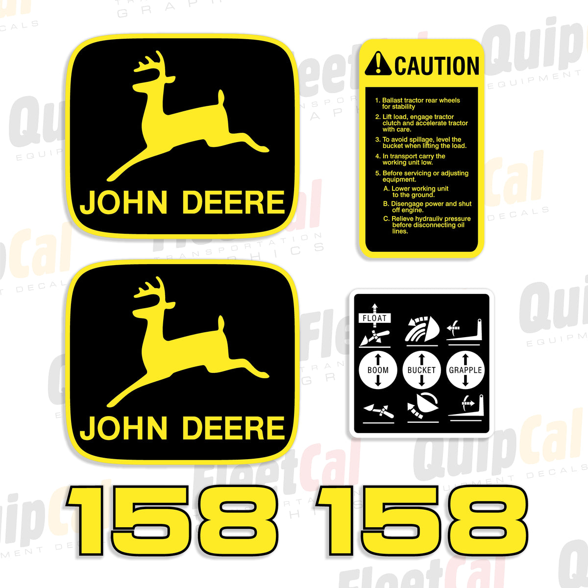 John Deere Front Loader Decals