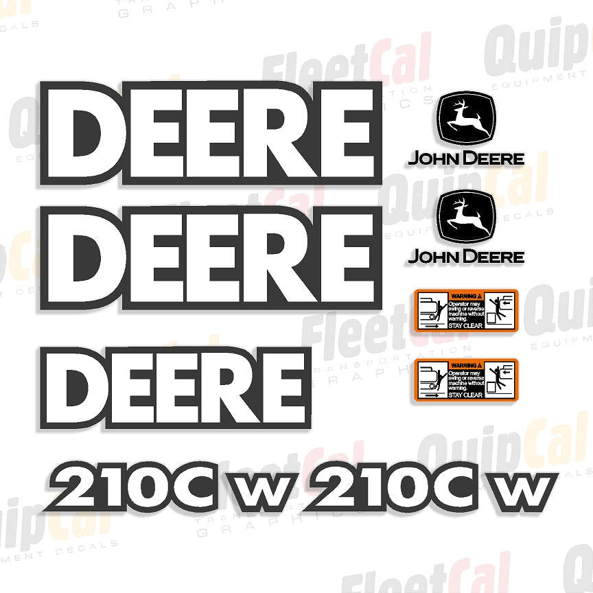 John Deere Excavator Decals