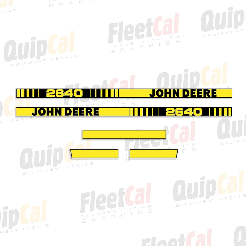 John Deere 2640 Tractor Marking Decal Set - Late Model – Truck and ...
