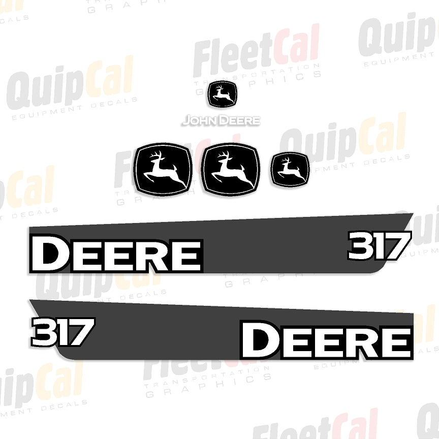 John Deere 317 Skid Loader Marking Decal Set – Truck and Equipment Decals