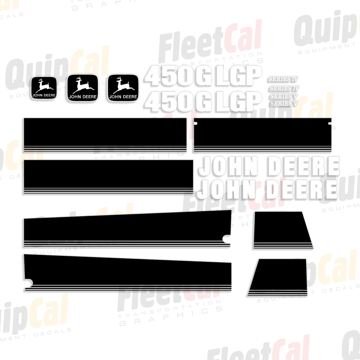 John Deere Dozer Decal Set