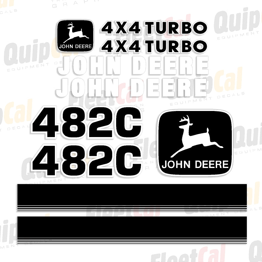 John Deere Rough Terrain Forklift Decals