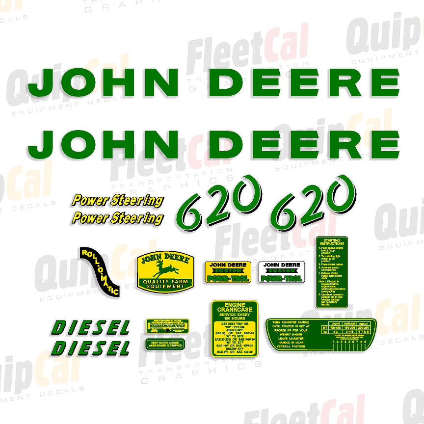 John Deere Tractor Decals