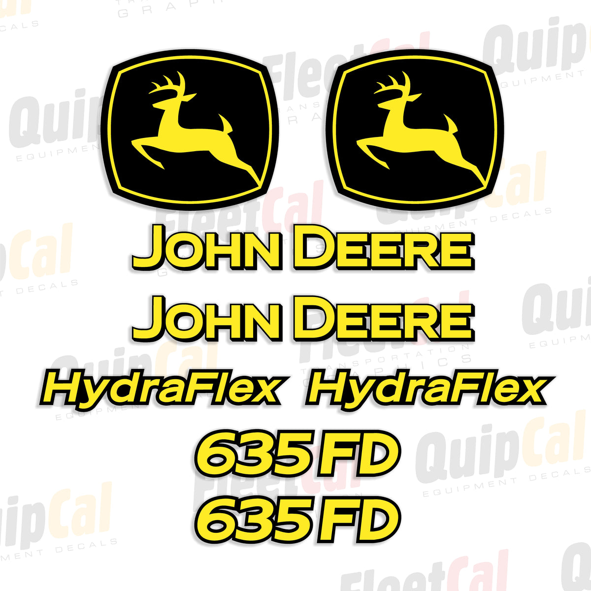 John Deere HydraFlex Header Decals