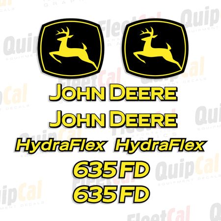 John Deere HydraFlex Header Decals