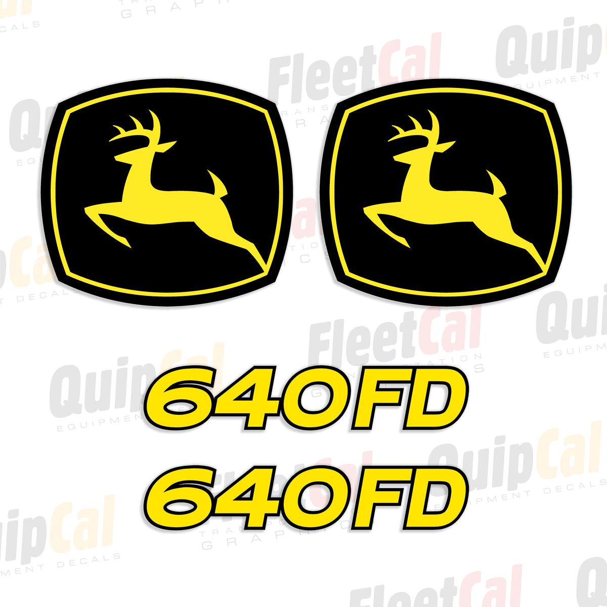 John Deere Flex Draper Decals