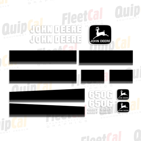 John Deere Dozer Decal Set