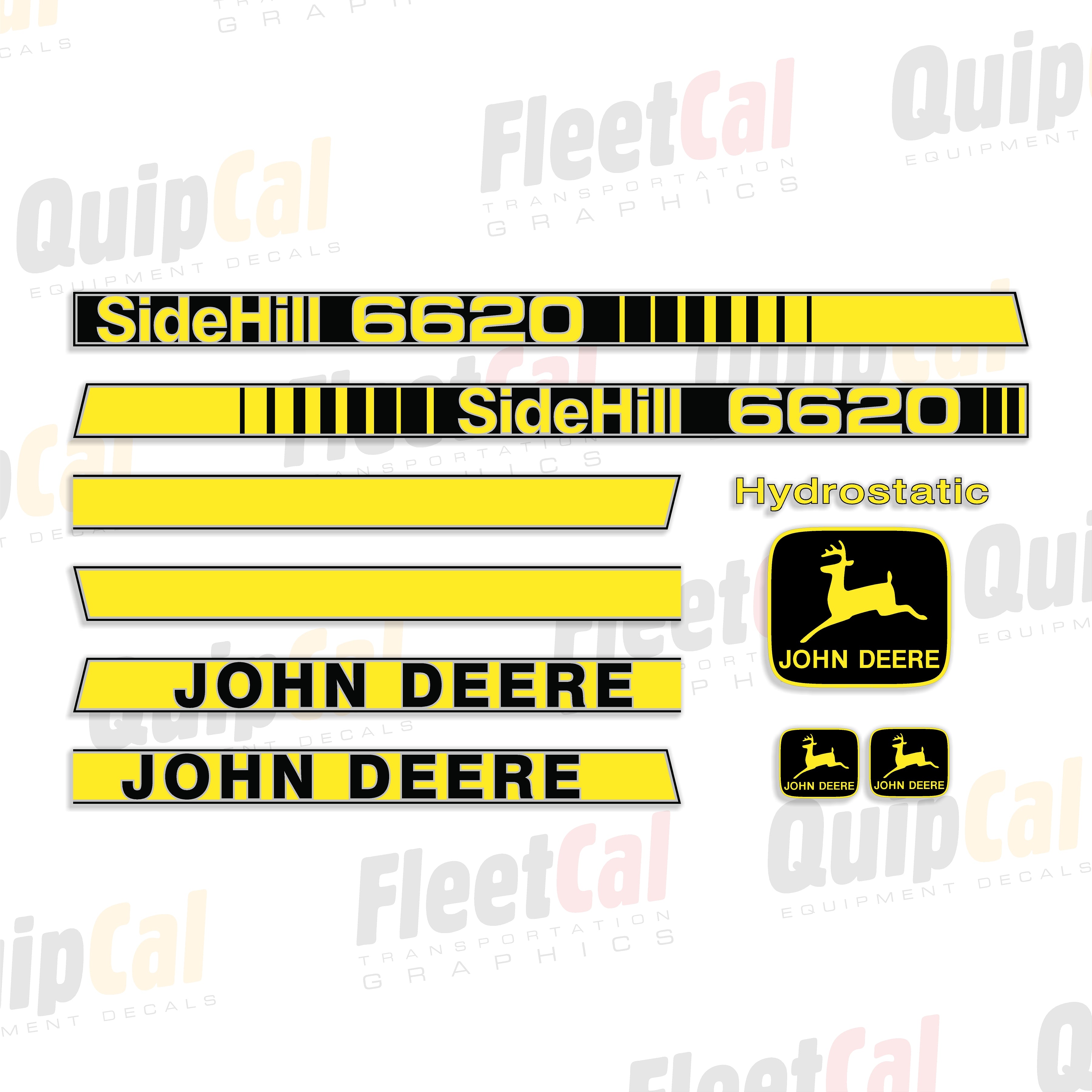 John Deere Combine Decals