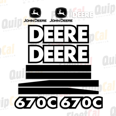 John Deere Grader Decals