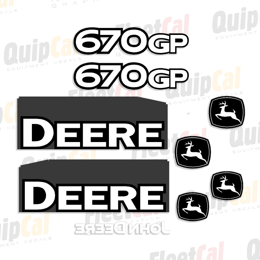 John Deere Grader Decals