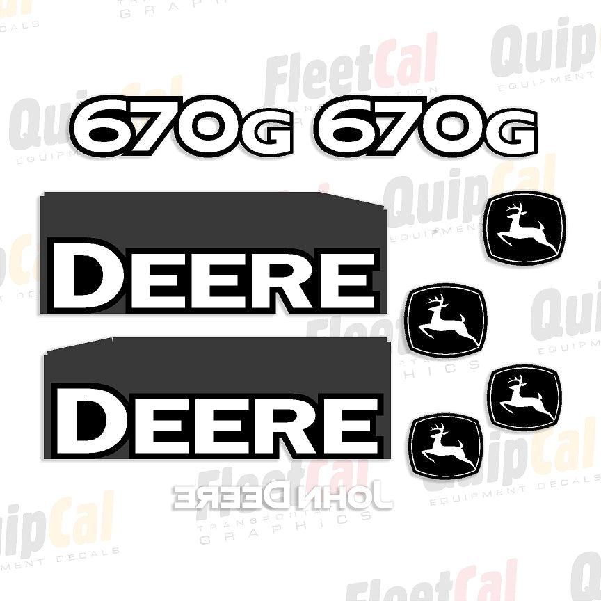 John Deere Grader Decals