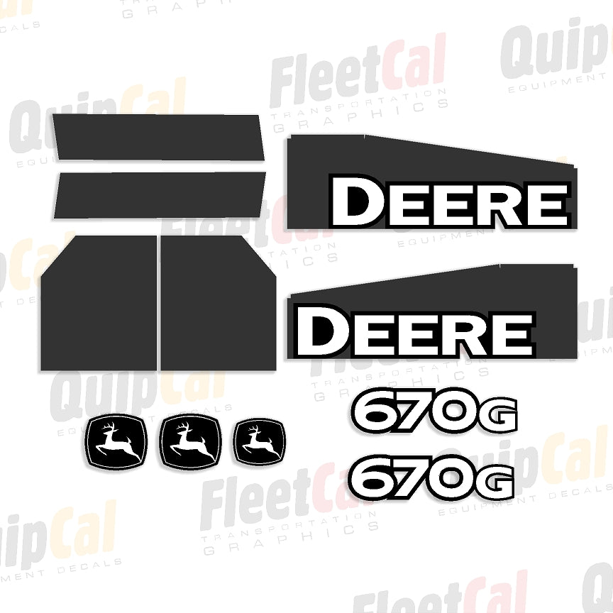 John Deere Grader Decals
