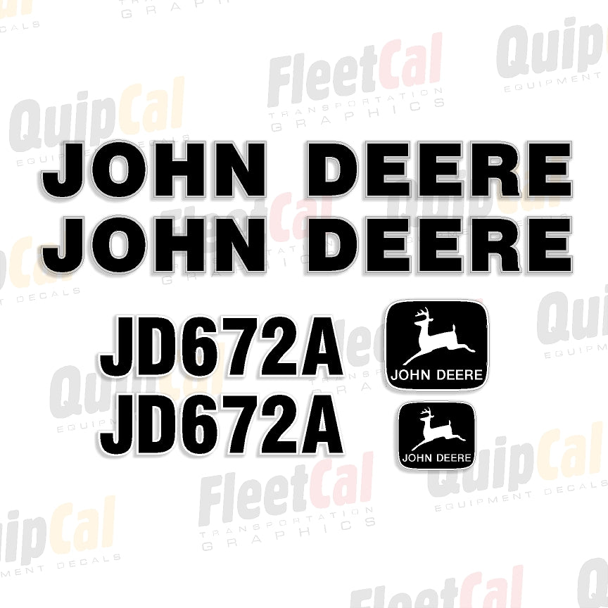 John Deere Grader Decals