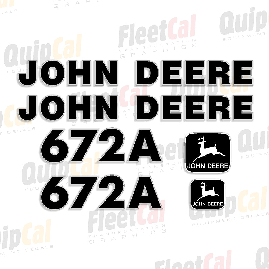 John Deere Grader Decals