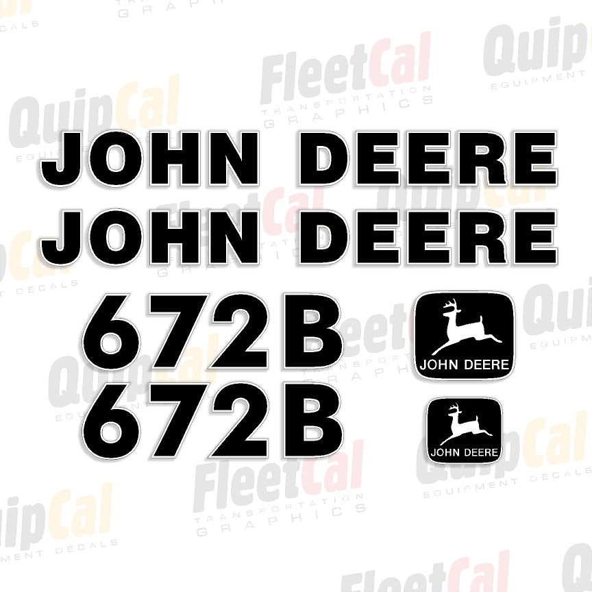 John Deere Grader Decals