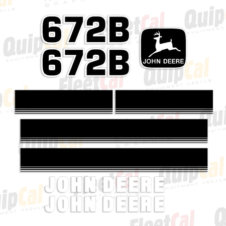 John Deere Grader Decals