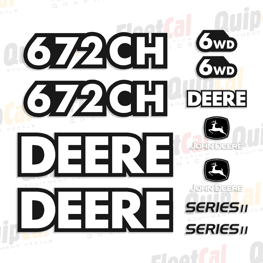 John Deere Grader Decals