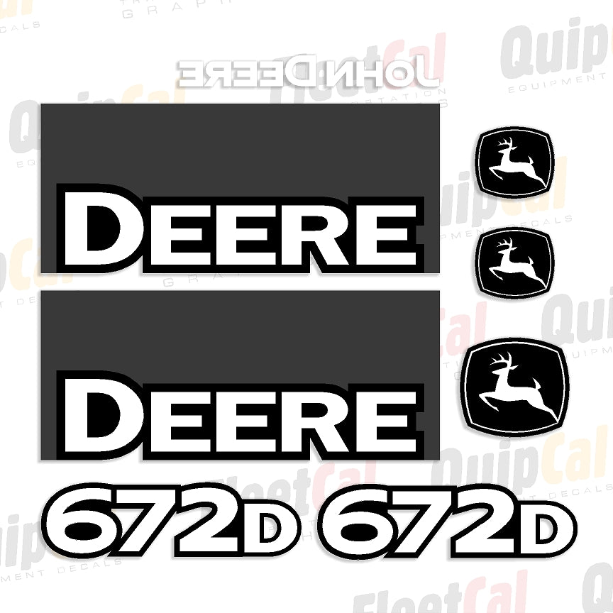 John Deere Grader Decals