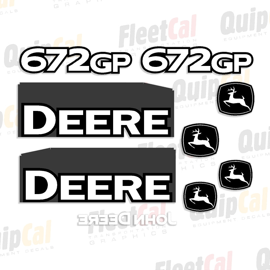 John Deere Grader Decals