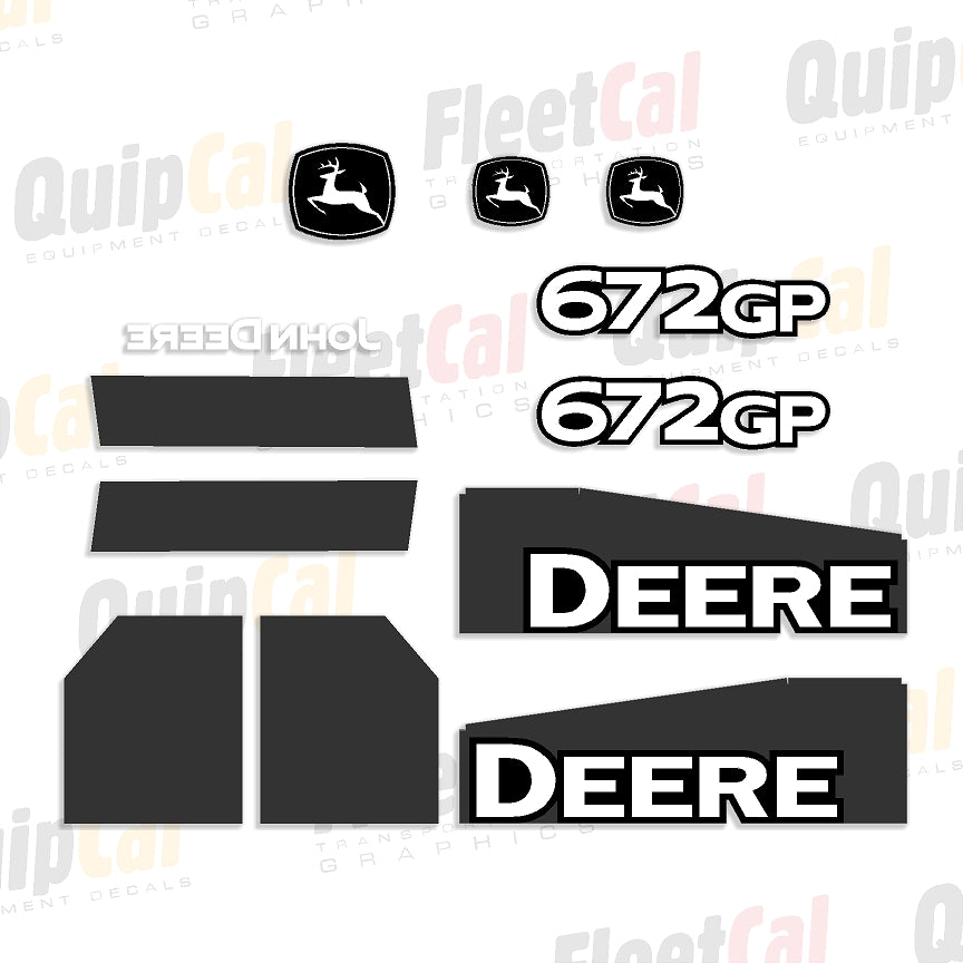 John Deere Grader Decals