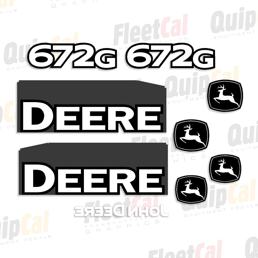 John Deere Grader Decals