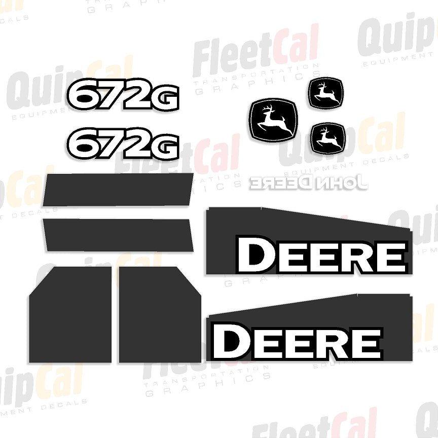 John Deere Grader Decals