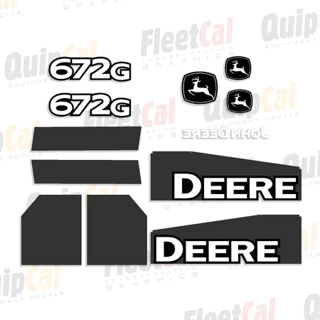 John Deere Grader Decals