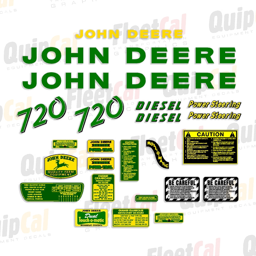 John Deere Tractor Decals