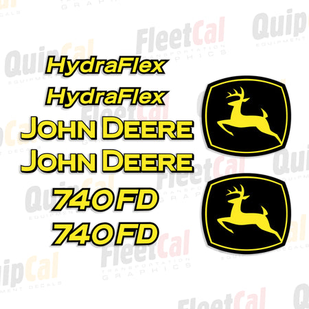 John Deere HydraFlex Header Decals