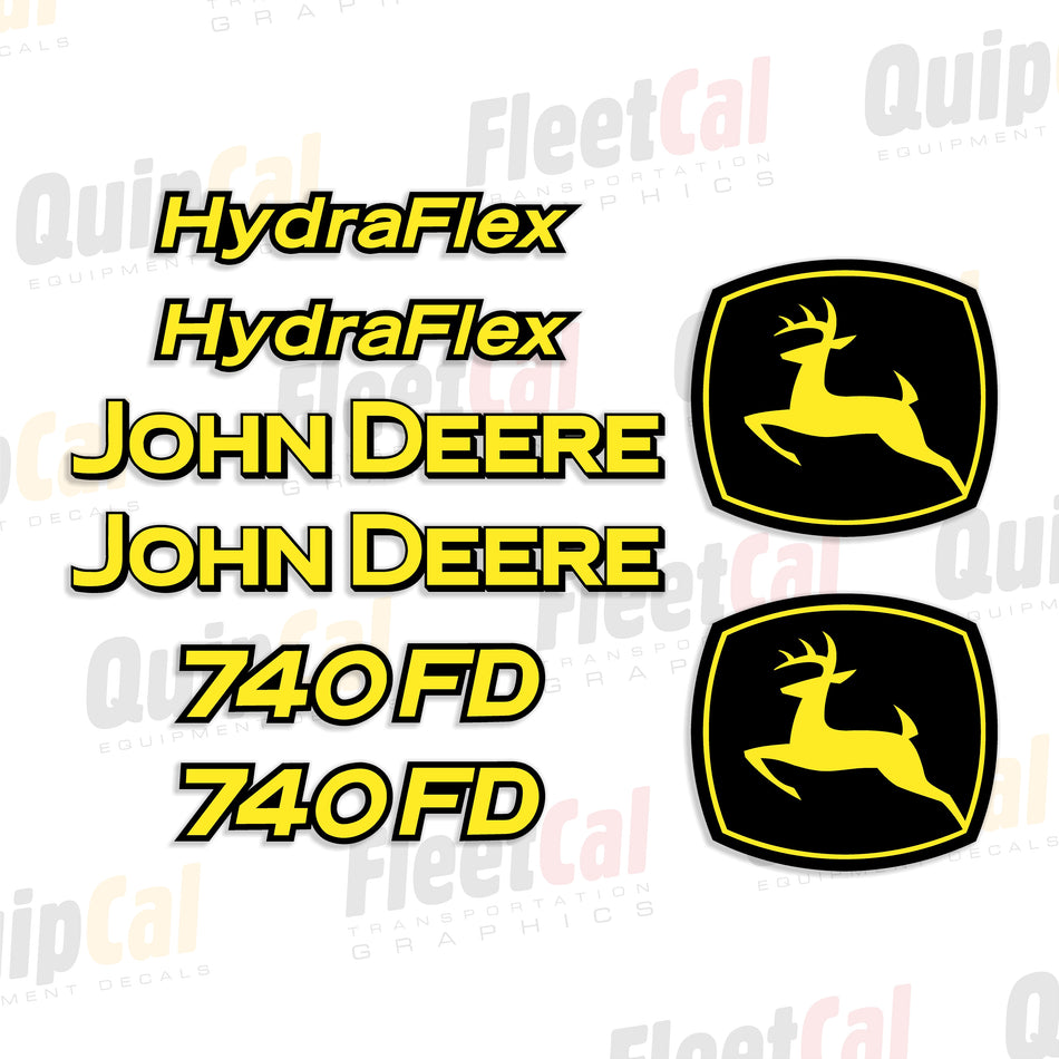 John Deere HydraFlex Header Decals