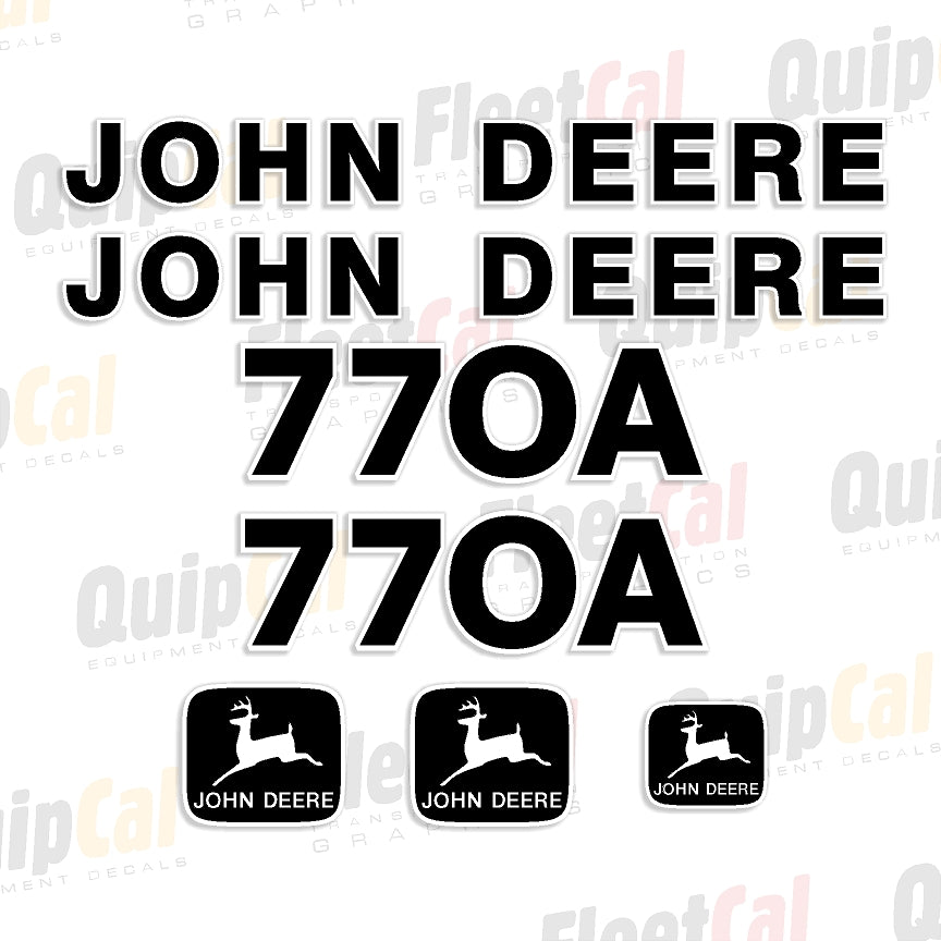 John Deere Grader Decals