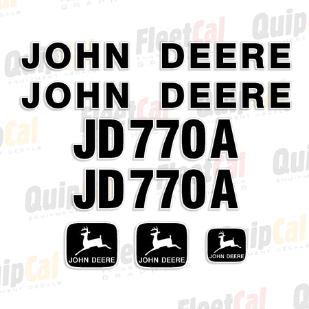 John Deere Grader Decals