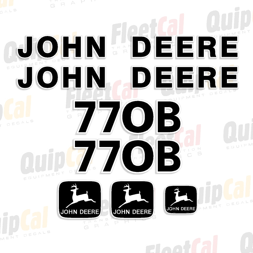 John Deere Grader Decals