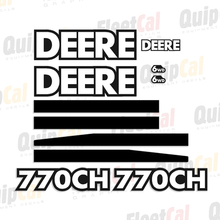 John Deere Grader Decals