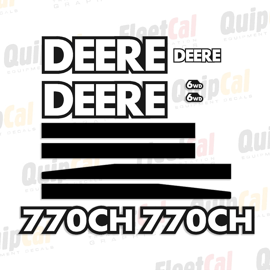 John Deere Grader Decals