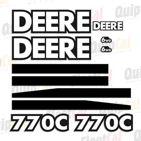 John Deere Grader Decals
