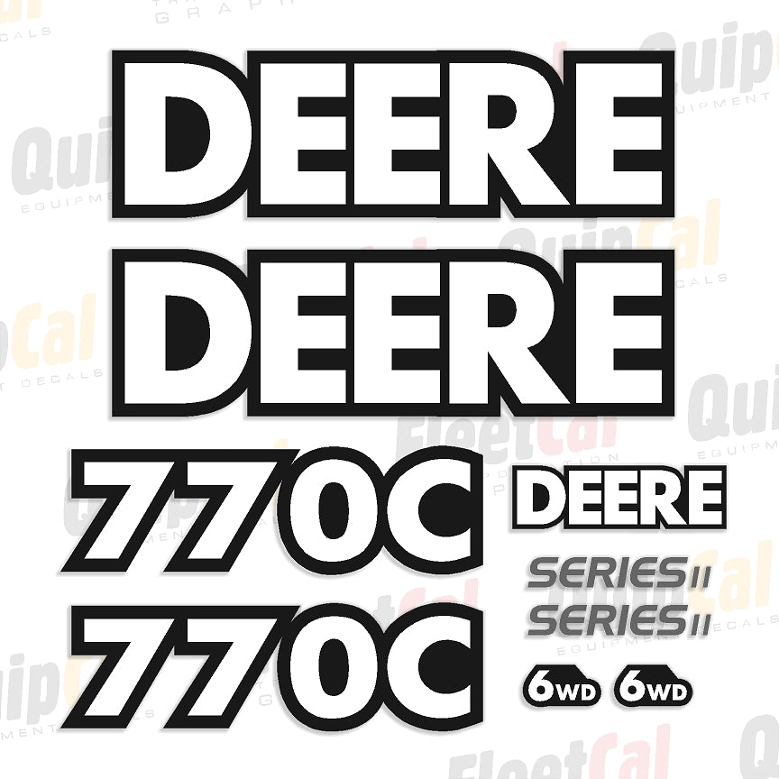 John Deere Grader Decals