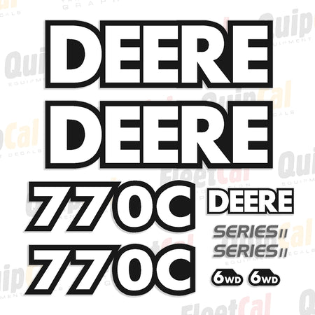 John Deere Grader Decals
