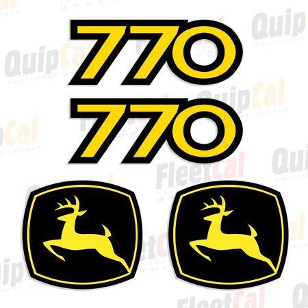 John Deere Rotary Forage Header Decals