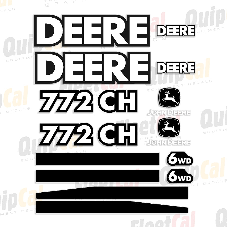 John Deere Grader Decals
