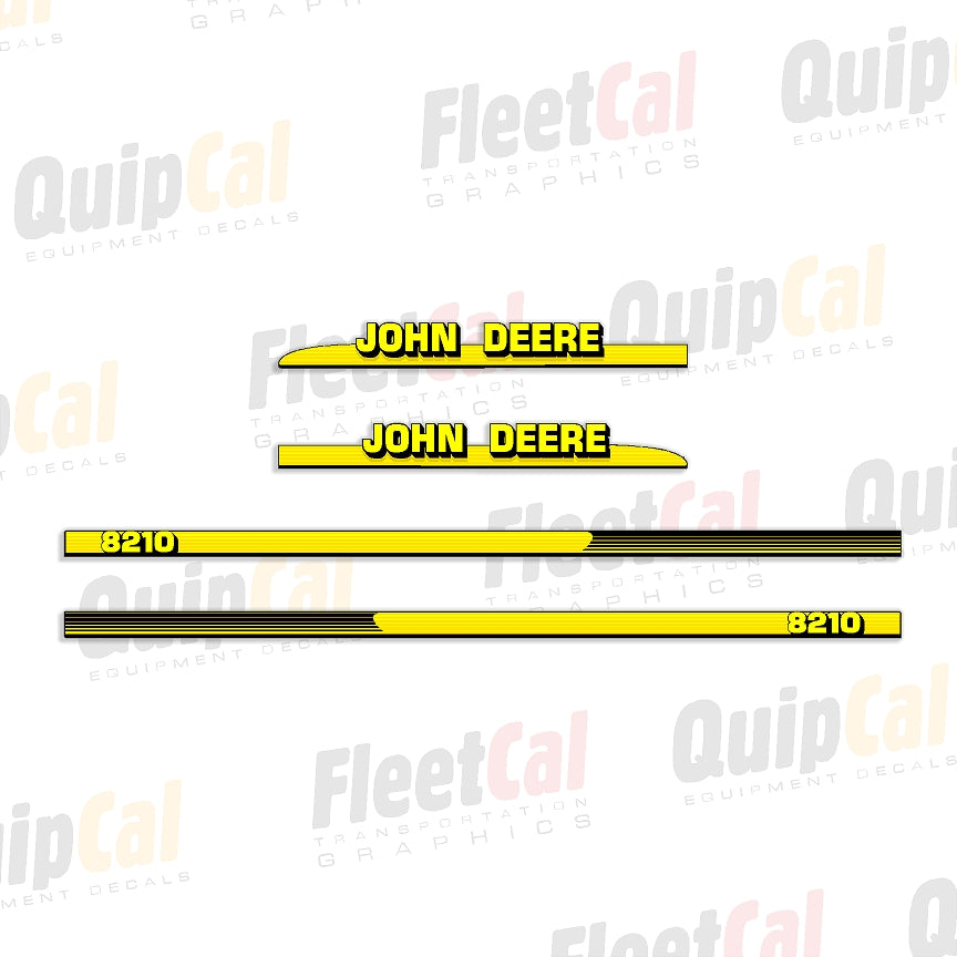 John Deere 8210 Tractor Marking Decal Set – Truck and Equipment Decals