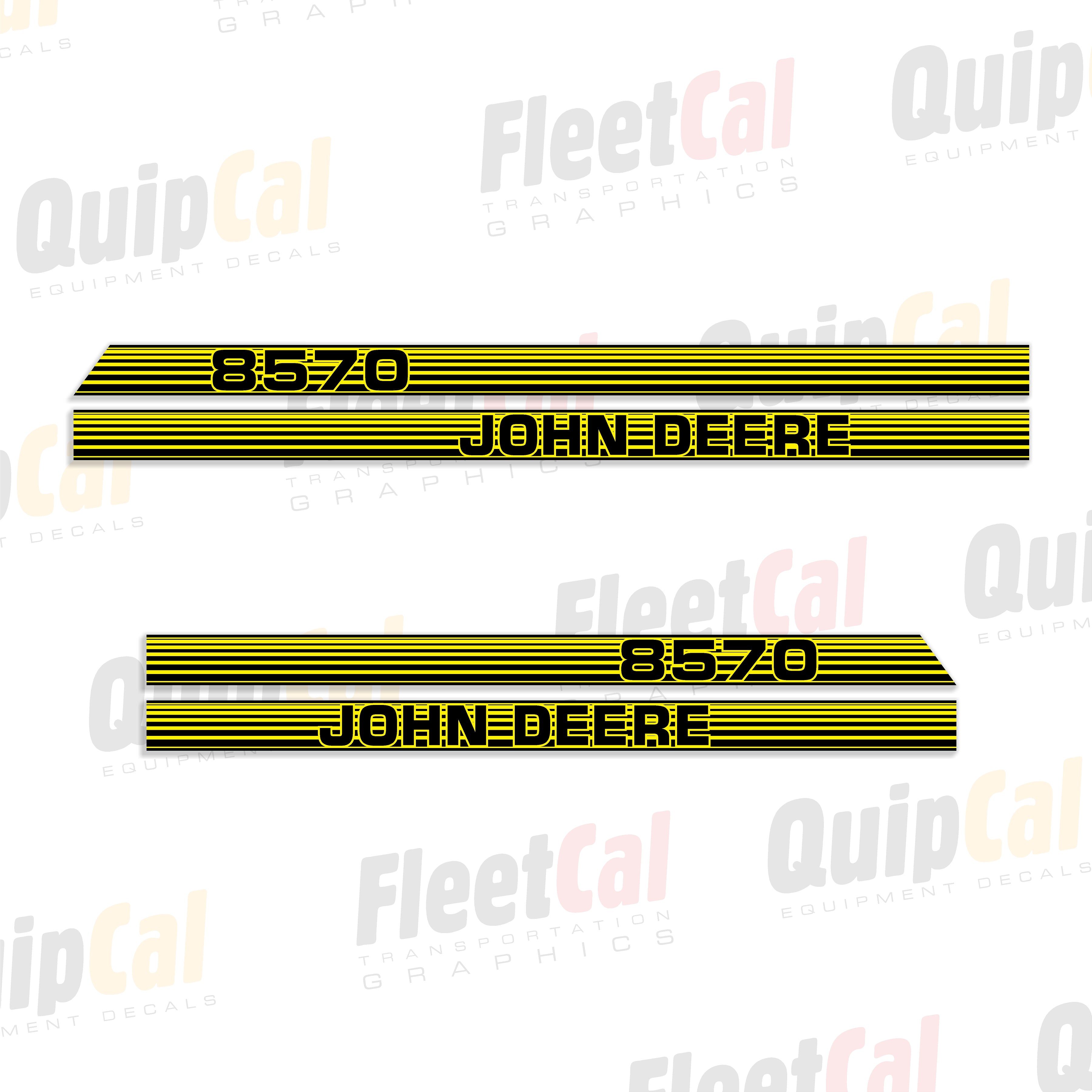 John Deere Tractor Hood Decals