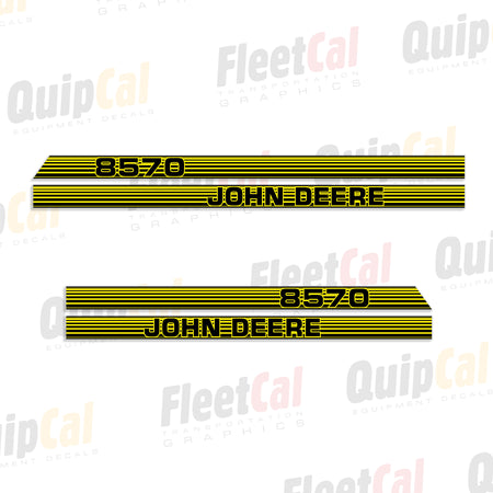 John Deere Tractor Hood Decals