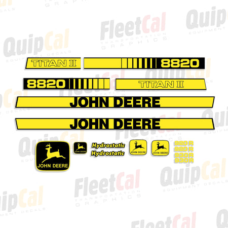 John Deere Combine Decals