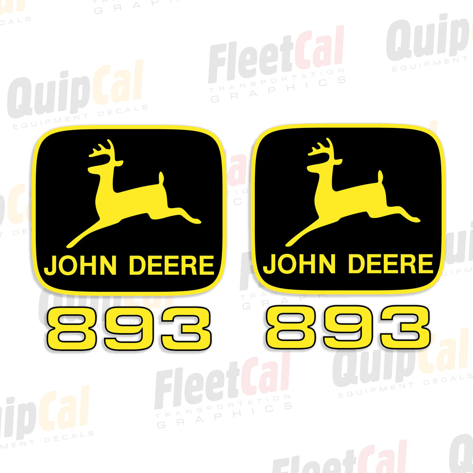 John Deere Header Decals