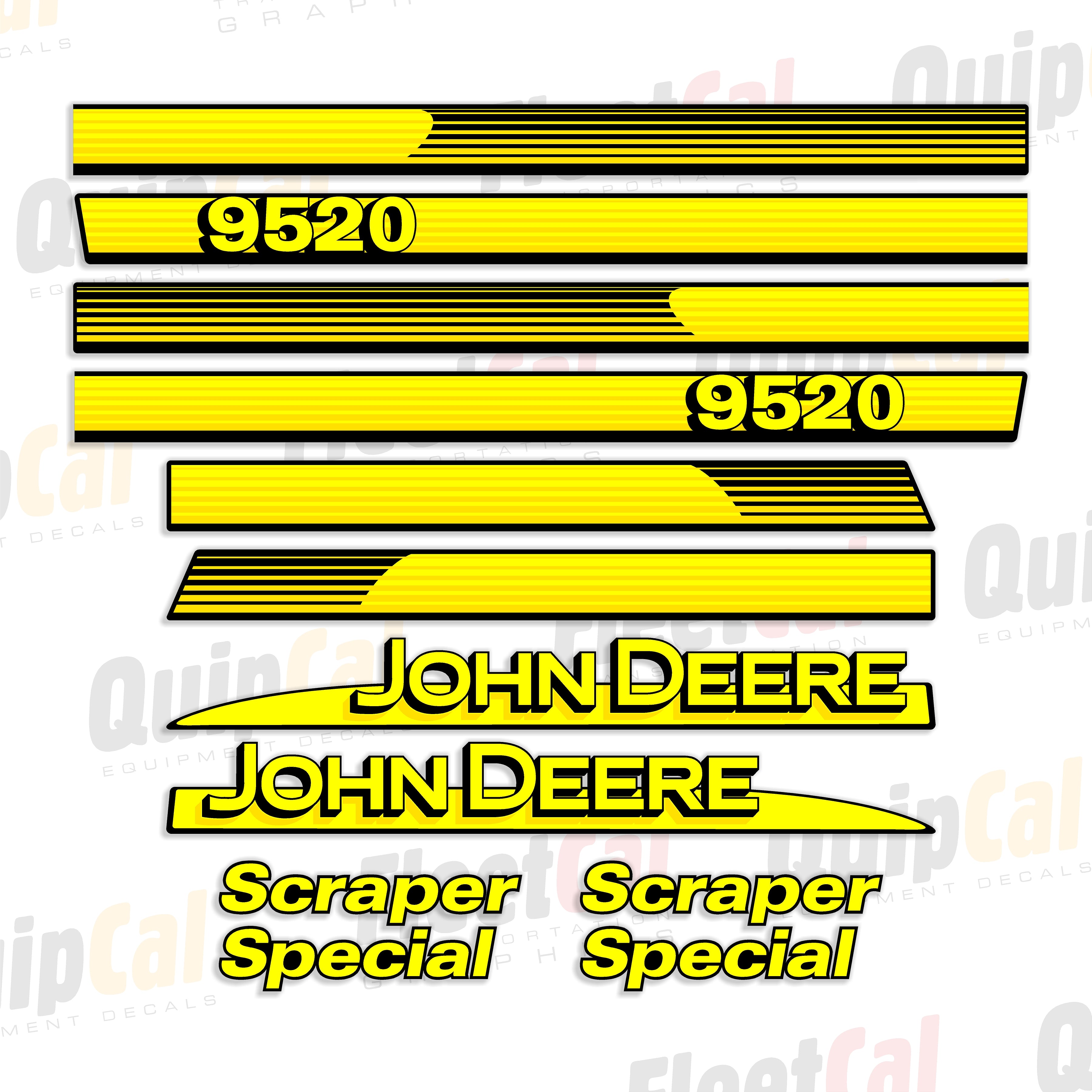 John Deere Tractor Decals