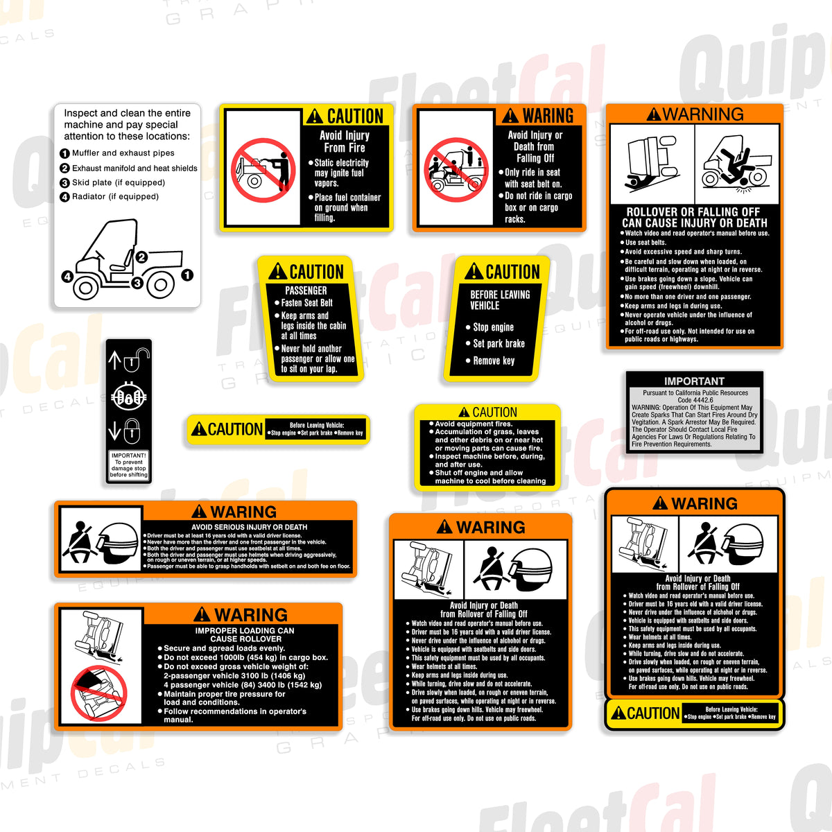 John Deere Gator Decals