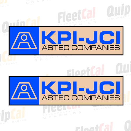 KPI-JCI Screen and Crusher Decals