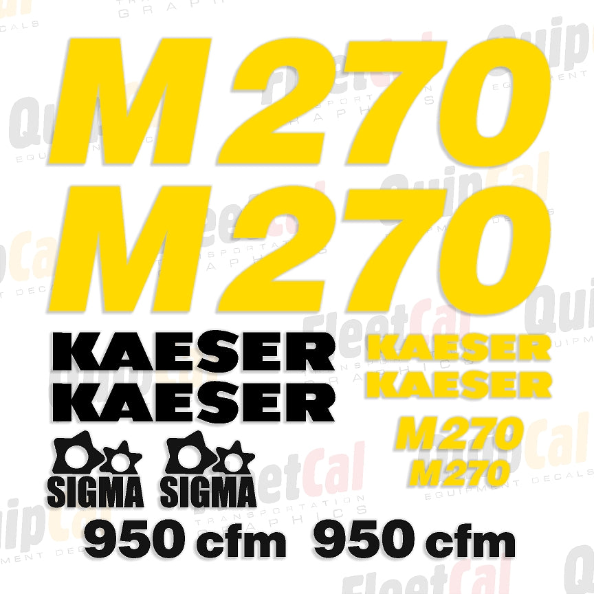 Kaeser Air Compressor Decals